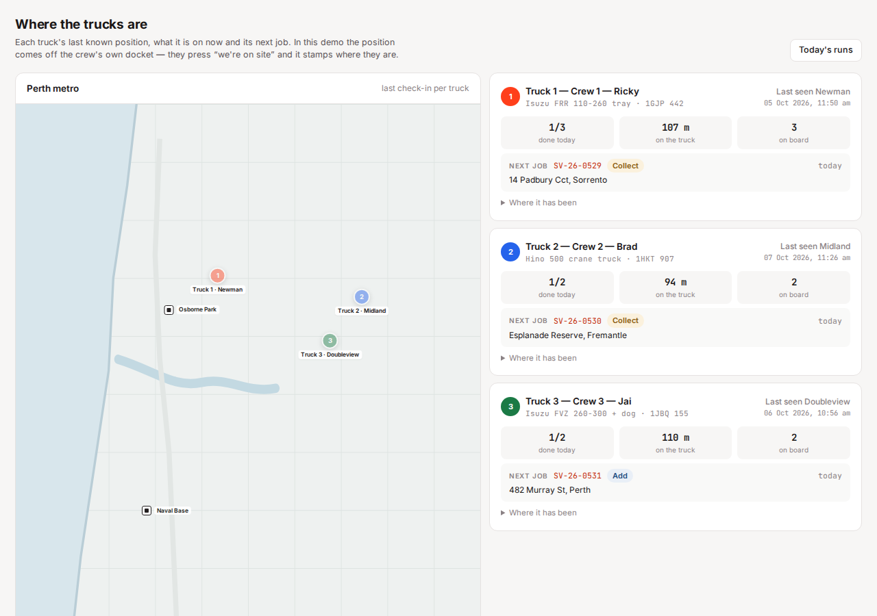 Truck Map (GPS) — preview